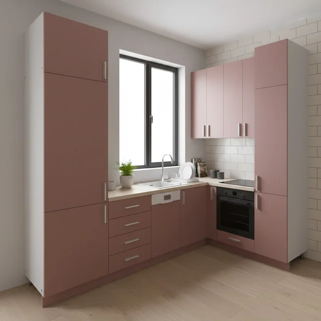 Antique Rose Corner Kitchen — 4
