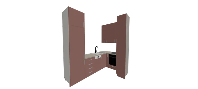 Antique Rose Corner Kitchen — 3