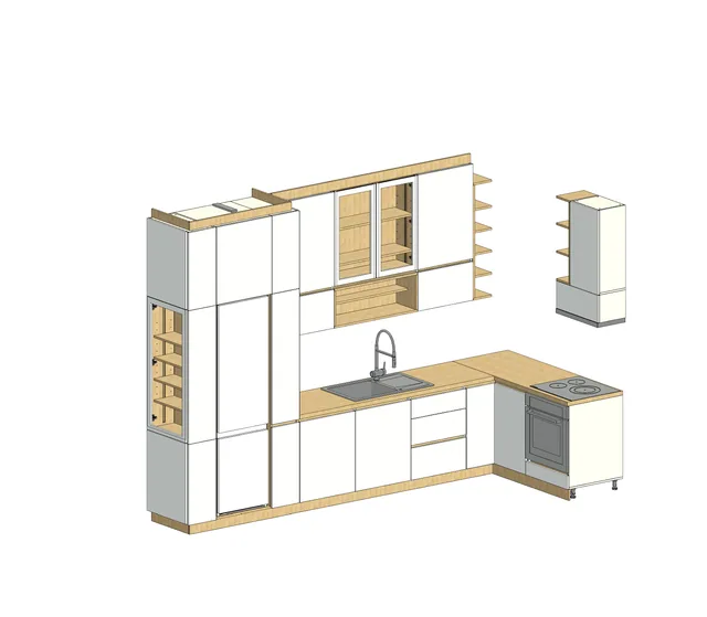 L-Shaped Kitchen — 2